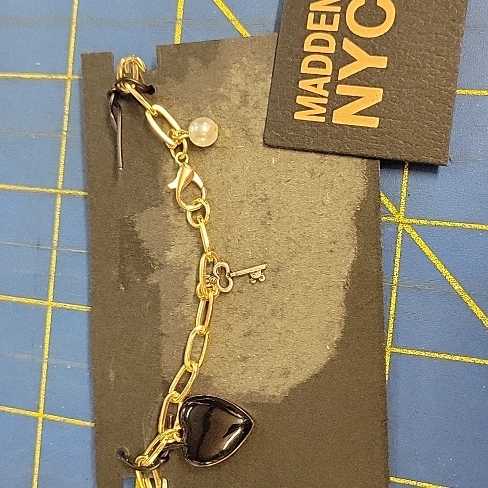 Madden NYC Gold Charm 7.5 Bracelet Set - Picture 2 of 2